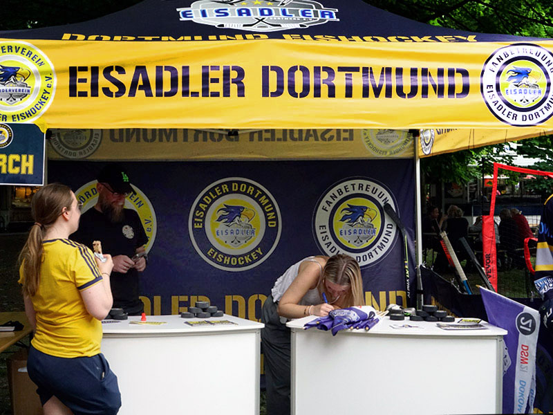 Eisadler Dortmund der Stand im Westpark