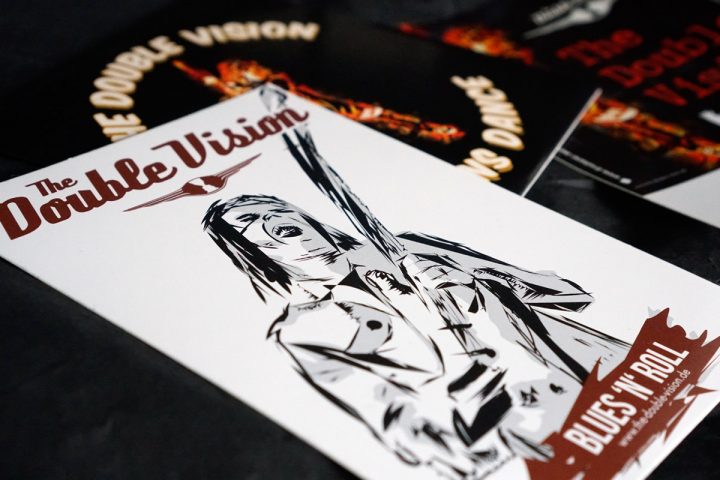 The Double Vision - Sticker und CD Cover des Album Demons Dance - Titelbild Glück auf 2.0