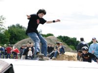 Danny Darkslide beim Contest auf der Rampe
