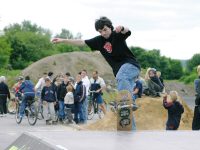 Danny Darkslide beim Contest auf der Rampe