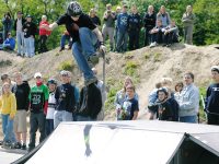 Danny Darkslide beim Contest auf der Rampe
